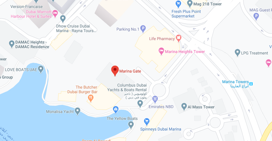 JVC Marina Gate3 Locations 