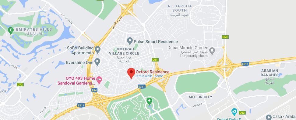 The Oxford Residence Map