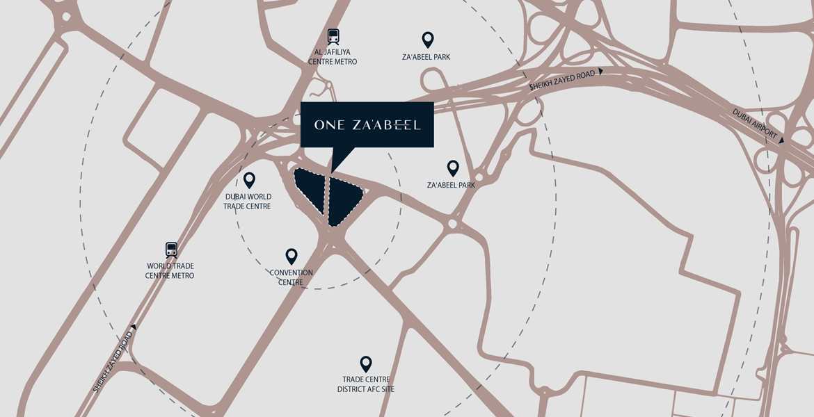 One Za’abeel Residences Map
